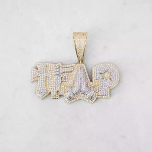 5a Cz Trap pendant Necklace